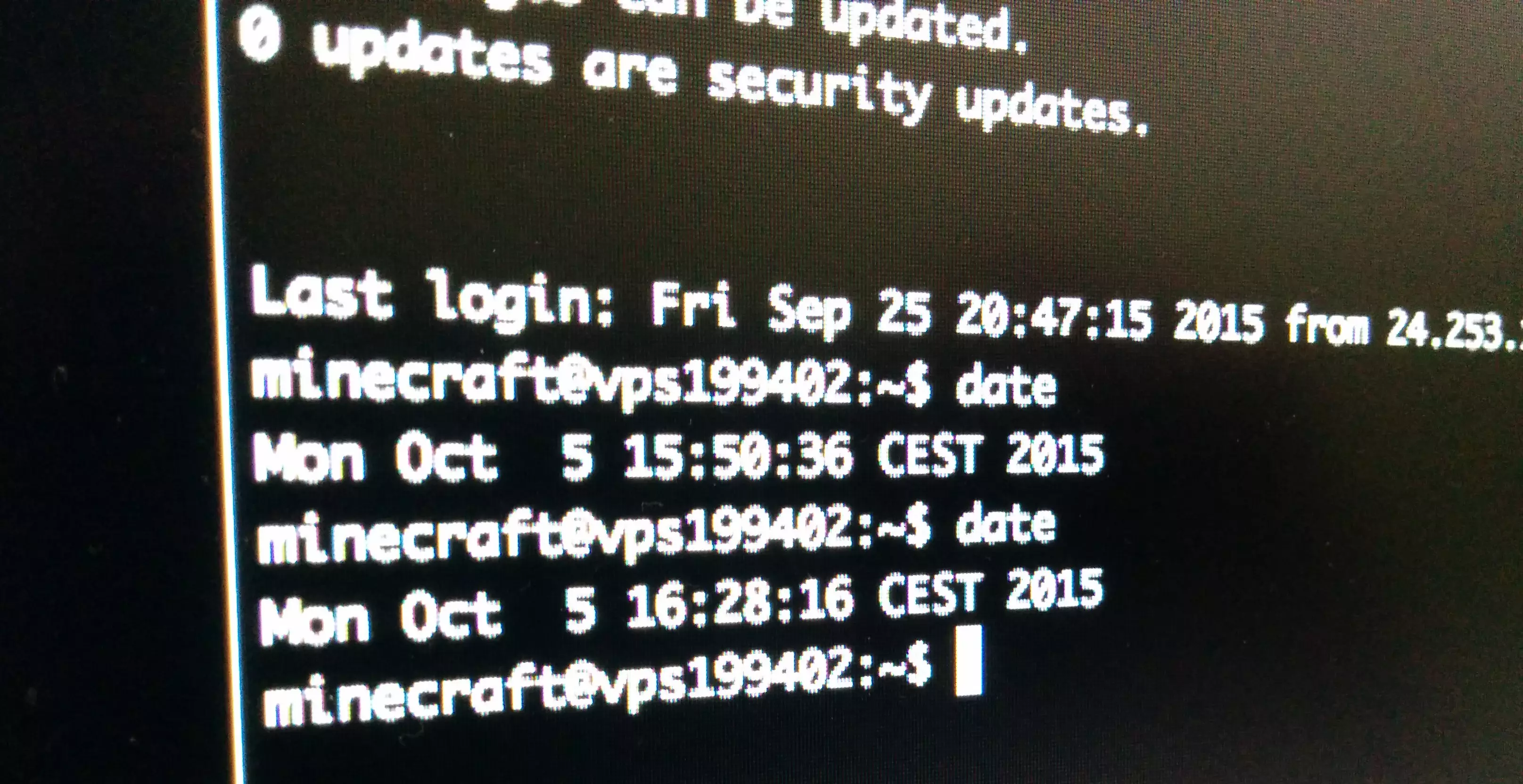 No more SSH timeout